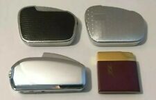 4 ACCENDINI SILVER MATCH COMPOUND A GAS-MADE FRANCE-ANNI 70'-VINTAGE COLLECTION