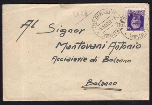 Storia postale regno 1943 - regno,