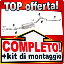 Scarico Completo per OPEL FRONTERA A 2.4 LWB-Lungo 1992-1995 Marmitta
