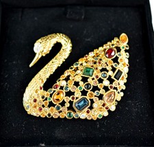 SPILLA CIGNO CRISTALLO