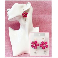 Orecchini Cerchio con Fiori