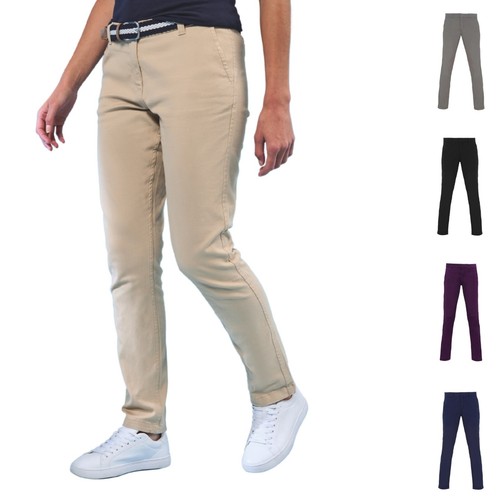Pantaloni chino donna