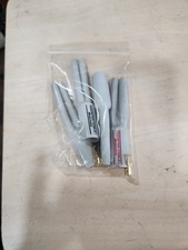 4x Stivali Pantaloni Cavo Altoparlante Monster Originali E 4 Connettore Vanga Oro 