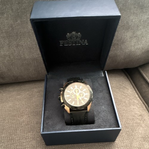Cronografo festina cassa - festina, oro