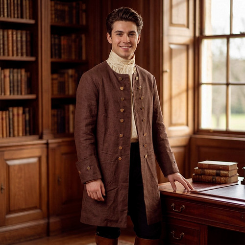 Cappotto uomo coloniale lino