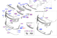 Coperchio inferiore paraurti