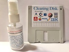 Head Floppy Clean , Pulisci Testine Disk Drive 3,5" + Alcool Isopropilico 100%