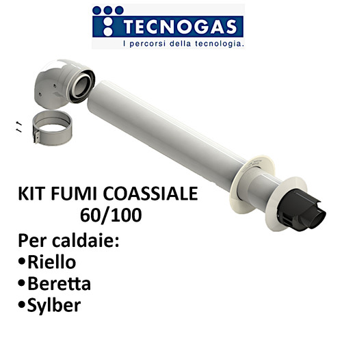Kit scarico fumi coassiale