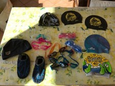 Accessori nuoto piscina occhialini cuffie scarpine
