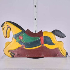 attaccapanni cavallino in legno