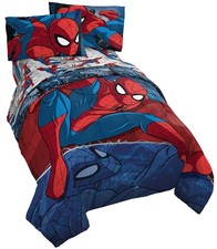 Spiderman Twin Bed Set 4 Piece