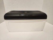 Tupperware BreadSmart Bread Keeper Junior bianco e nero