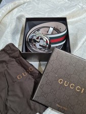 Gucci cintura web verde - web, rosso