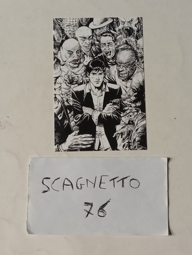 Dylan dog cartolina nona - cartolina, arte