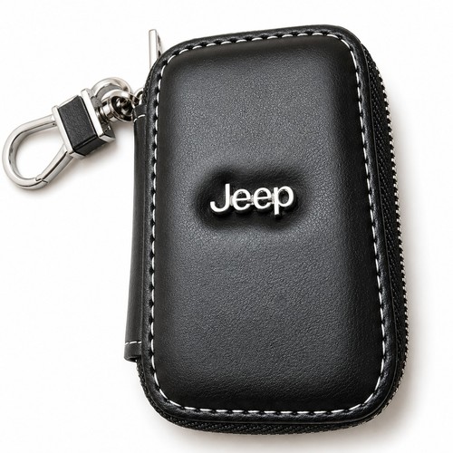 Portachiavi jeep pelle - jeep,
