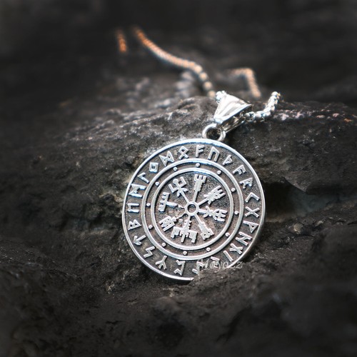 Collana con ciondolo - , runa