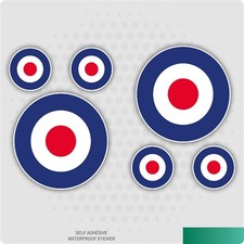 6 adesivi autoadesivi in