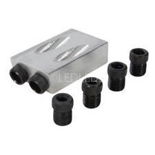 GUIDA TAGLIA FORI FORO Guide 6,8,10 mm dima per giunti foratura giunto 15 gradi