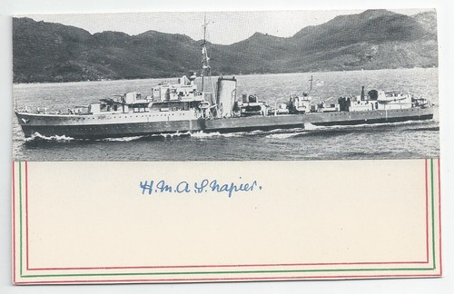 Hmas napier class destroyer - n-class,
