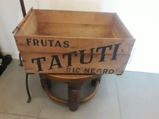 Cassa di legno Ortofrutta TATUTI Argentina anni 60