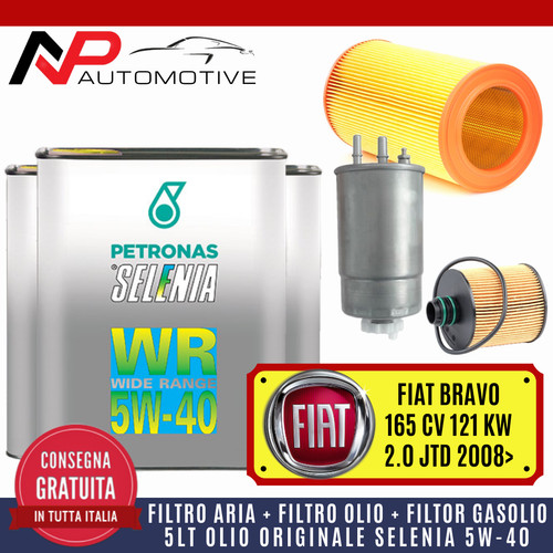 Kit tagliando fiat - bravo, 2.0