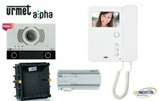 KIT VIDEOCITOFONO MONOFAM 2 FIL URMET 1783/704 Espandibile 1 FAMIGLIA alpha