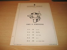 Lista pompe benzina Weber Fiat