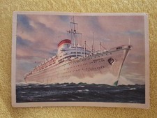 Cartolina Augustus - "Italia" Società di Navigazione. Viaggiata