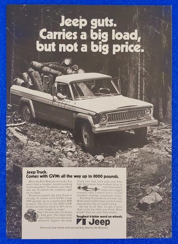 Pubblicità stampa pickup jeep - pubblicità,