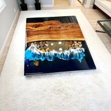 Tavolo epossidico spiaggia