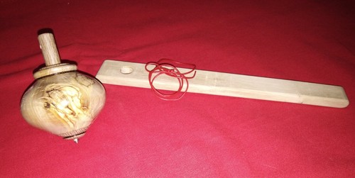 Trottola legno radica di - radica,
