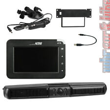 Telecamera posteriore digitale solare ProUser parcheggio assistito radio 12V 24V 4,3" LCD a colori 