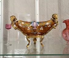 Antik Jardiniere Schale Glas