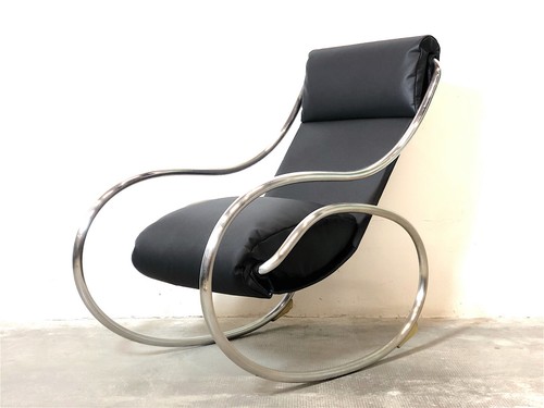 Poltrona dondolo metallo - a,