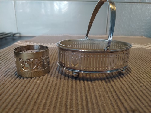 Portapiatto argento con - argento,
