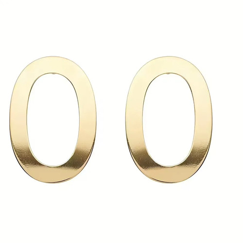 Orecchini donna ovali gold - orecchini,