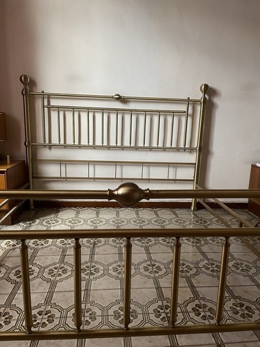 Letto ottone matrimoniale - ottone,
