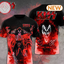 Gene Simmons CAMICIA 3D NUOVA