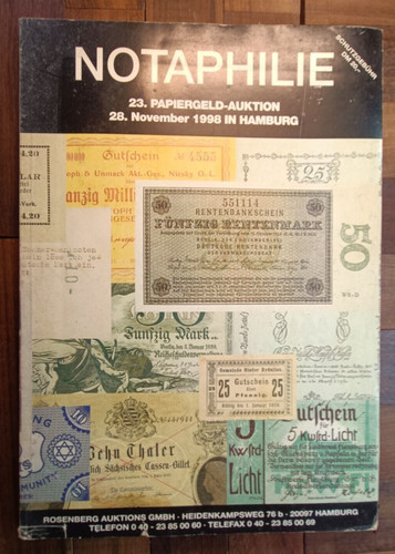 1998 notaphilie catalogo - 1998,