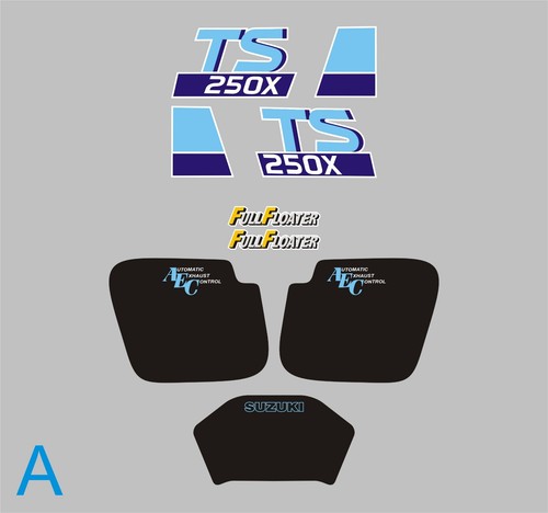Kit decalcomanie suzuki ts250x - kit,