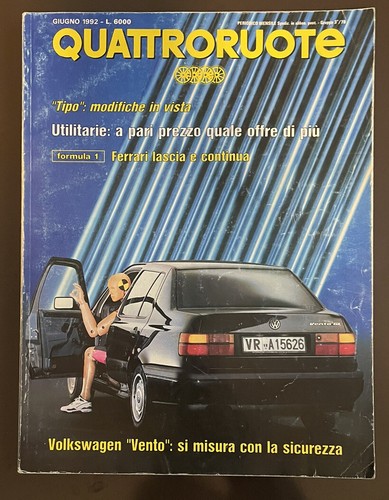 Quattroruote anno 1992 giugno - quattroruote,