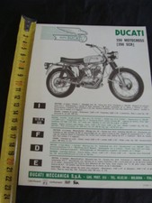FOGLIO PUBBLICITARIO DUCATI 250 MOTOCROSS 250 SCR BROCHURE OLD BIKE 1 PAGINA