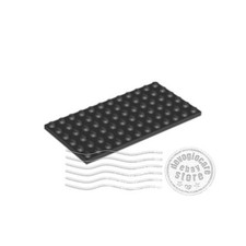 1x LEGO 3028 Piastra 6x12 Nero