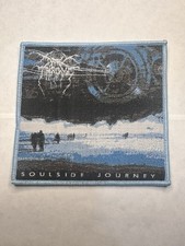 DARKTHRONE, SOULSIDE JOURNEY, BORDO BLU, 4X4 POLLICI, TOPPA TESSUTA
