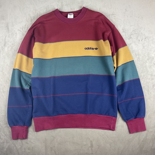 Felpa adidas vintage righe - felpa,