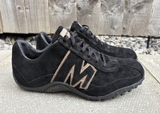 Merrell Sprint Blast pelle scamosciata nera Brindle taglia 8 EU 42 uomo rara 