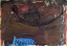 Sante MONACHESI (1910-1991), quadro olio su tavoletta