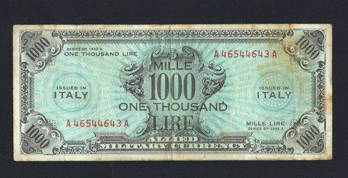 Lire allied military - a.m,