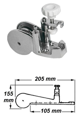 Musone prua acciaio inox - di,