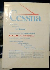 DEPLIANT DEL 1964 CESSNA AIRCRAFT Co.  - AEROPLANO AEREO AEROPORTO